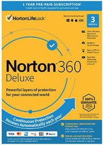 NORTON 360 DELUXE 2022 – FOR 3 DEVICES